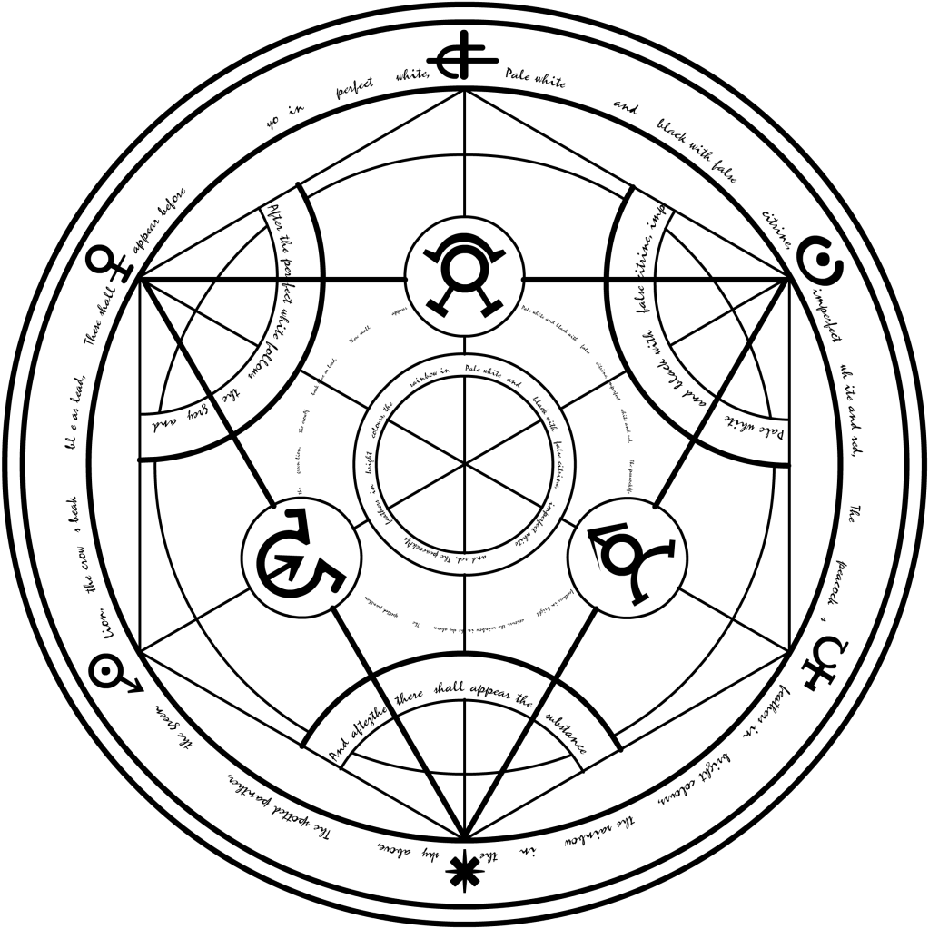 pentagrama de los alquimistas