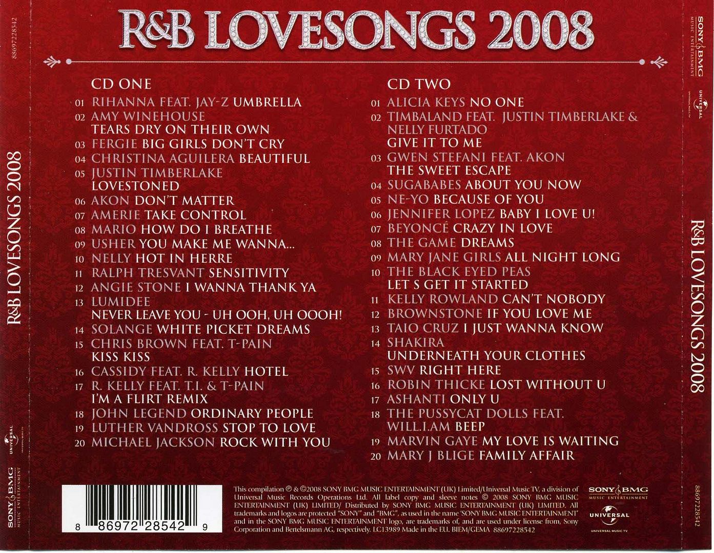 VA ~ R&B Love Songs 2008 VA ~ R&B Love Songs 2008