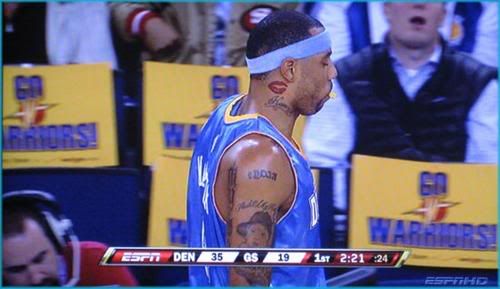 AND WHO COULD FORGET KENYON "HICKEY NECK" MARTIN? MORE WHACK DENVER TATTOOS.
