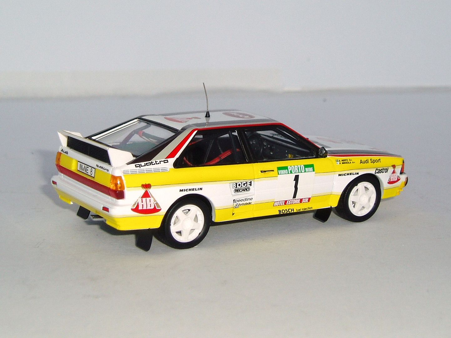 DECAL AUDI QUATTRO A2 B.DARNICHE TOUR DE CORSE 1984 DnF 01