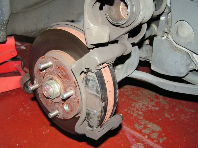 Replace front brakes 1996 honda accord