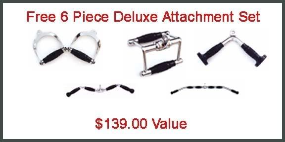 Free 6 Piece Deluxe Attachment Package