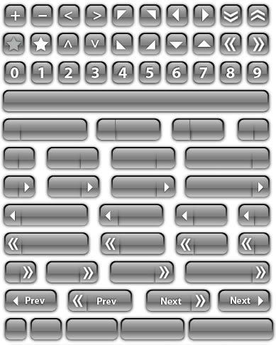 Elementos Web En Formato de Vectores Gratis assorted glass buttons