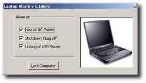 Laptop Alarm Proteger Tu Laptop con Laptop Alarm screenshot laptop alarm