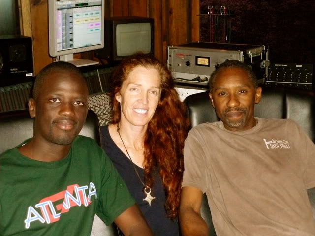 Cheikh Ashley and Romero au studio