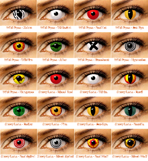 Eyeball Tattoo: crazy lenses