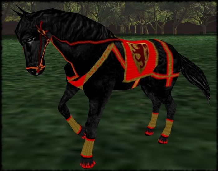 HORSE Black Red