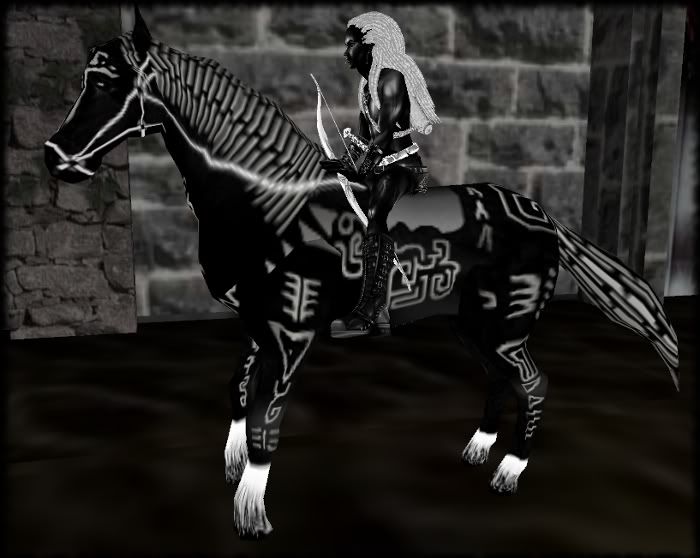 HORSE BLACK SILVER