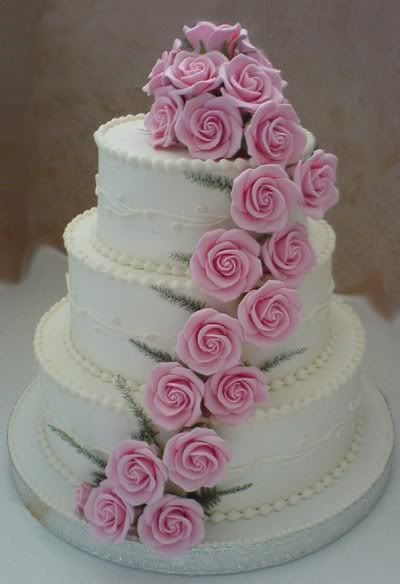 rose cake (pink)