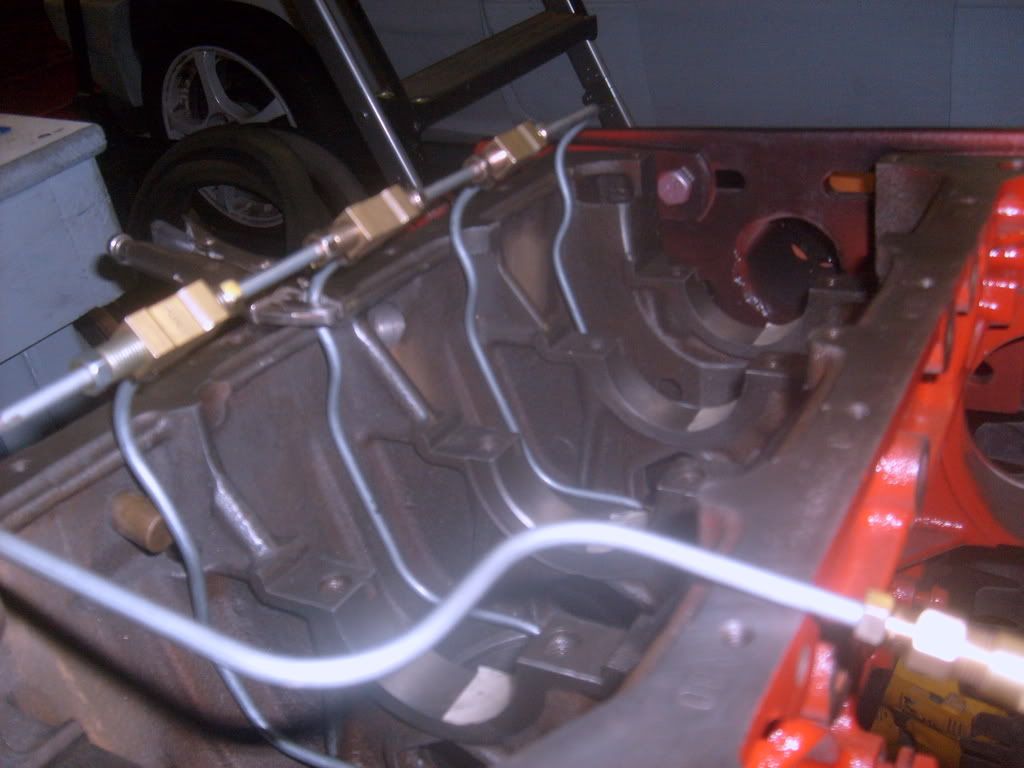 new oil cooler jets for the pistons...