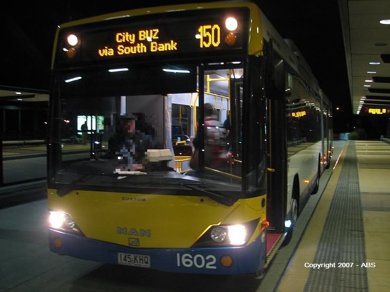 Qld Brisbane Transport Bus 1602 On The Road