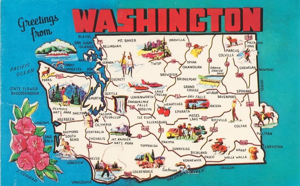 Map Of Washington State Regions. Washington is a state in the