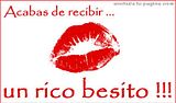 un rico besito