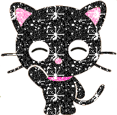 gatito glitter