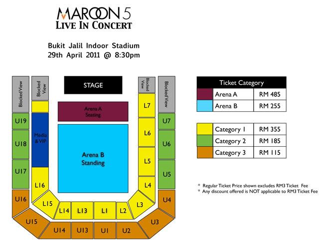 justin bieber live in kl seating. here are the seating plan
