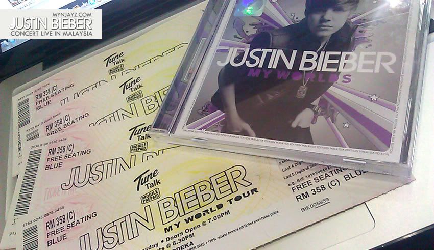 justin bieber eenie meenie vip package. with Justin Bieber#39;s My