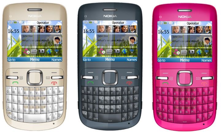 Nokia C3 was first shoved into