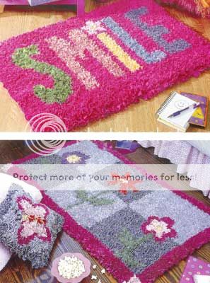 Cool Rugs Made Easy Leisure Arts Latch Hook Rug Pattern