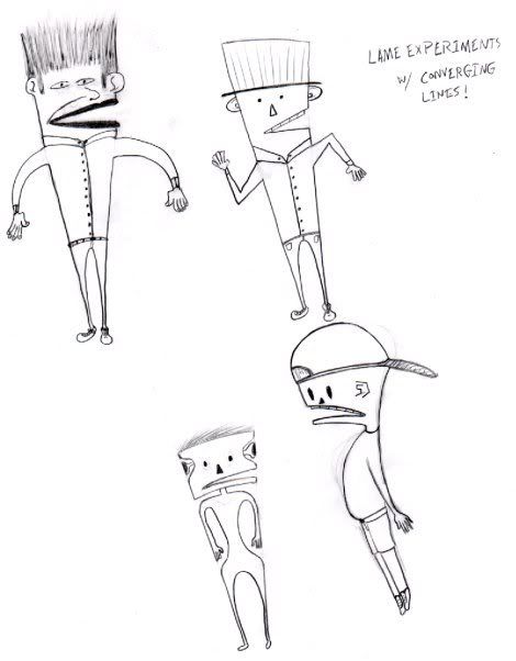 There's something appealing about characters who conform to two converging lines.