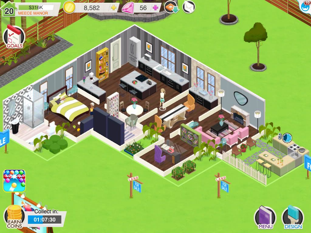 Show off your Home!! (Home Design Story) - Page 2 - Also, dining room, living room, and office. I also added an outdoor  kitchen. I'm wanting to buy more land, and expand these rooms and add a  butlers pantry, ...