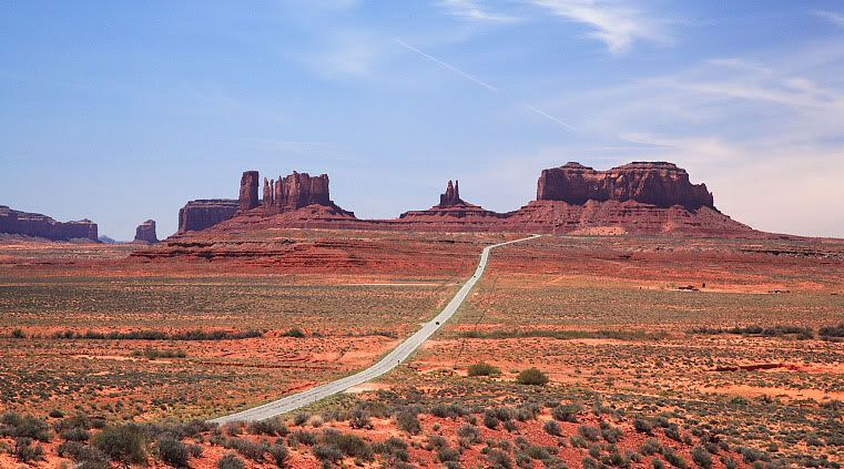 Monument Valley, entering from the north-east